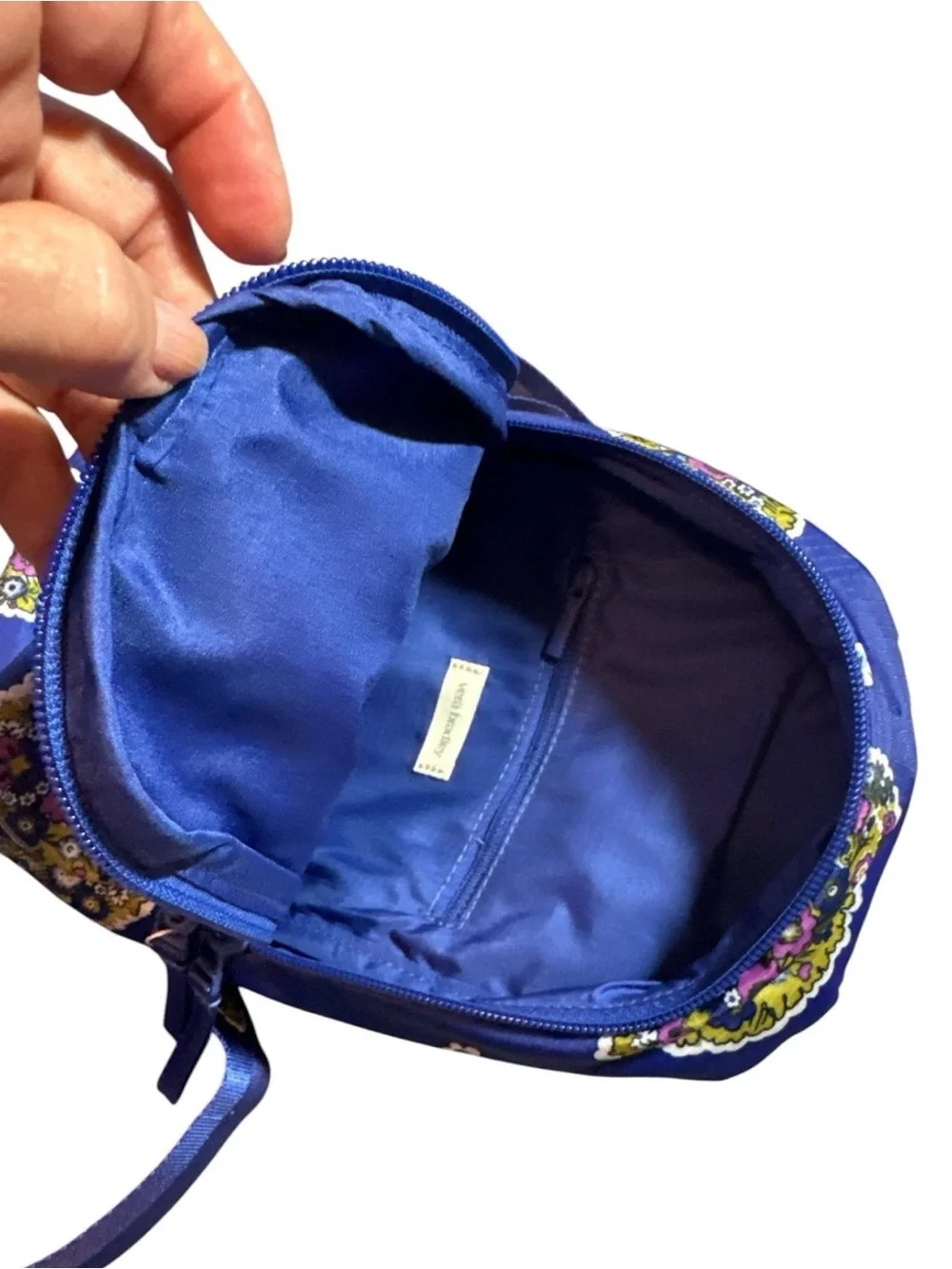 Vera Bradley Lorman Sling Backpack, Kew Gardens Blue, NWT